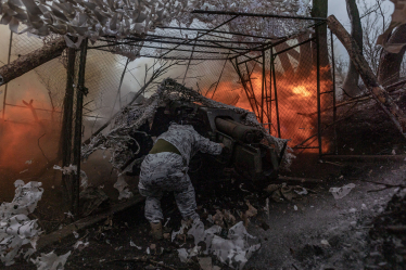 Війна в Україні, артилерія ЗСУ. /Getty Images