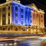 МЗС Латвії підсвітили кольорами українського прапора до Дня незалежності