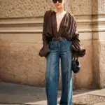 Streetstyle: з чим носити широкі джинси цієї осені