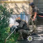 Ранкова атака рф на Київ: поліція показала дрон, який впав