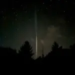 Невідоме явище зафіксували вночі у небі над Україною