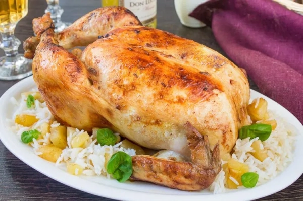 У якості гарніра до курки підійде рис