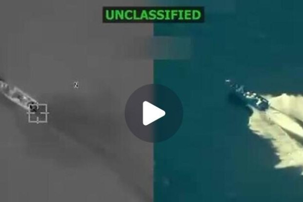 President Donald Trump announced he ordered a strike on a vessel linked to a designated terrorist organization in the U.S. Southern Command’s area of responsibility. Images courtesy Donald Trump/Truth Socioal