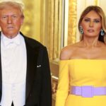 Меланія Трамп сміливо поєднує лимонно-жовтий та лавандовий кольори для королівського…