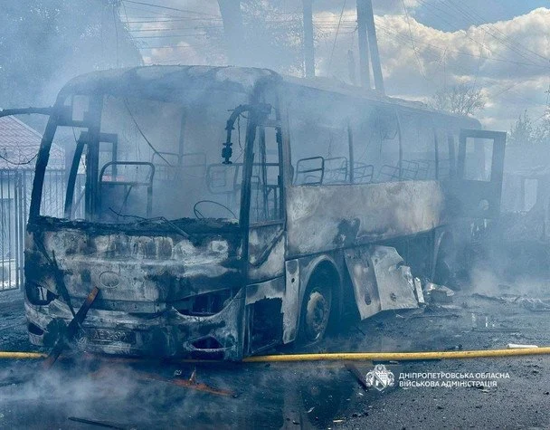 Удар по Дніпрі 30 квітня. / © Олександр Ганжа