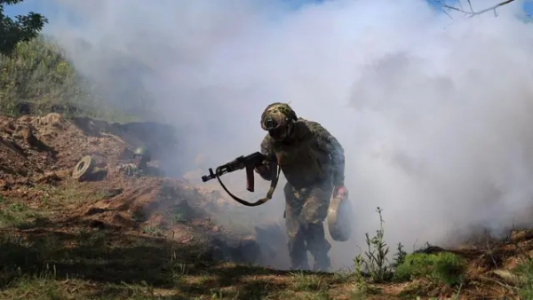 Українські морські піхотинці на навчаннях