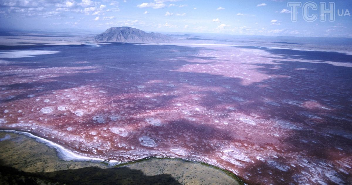 Lake Natron in Tanzania