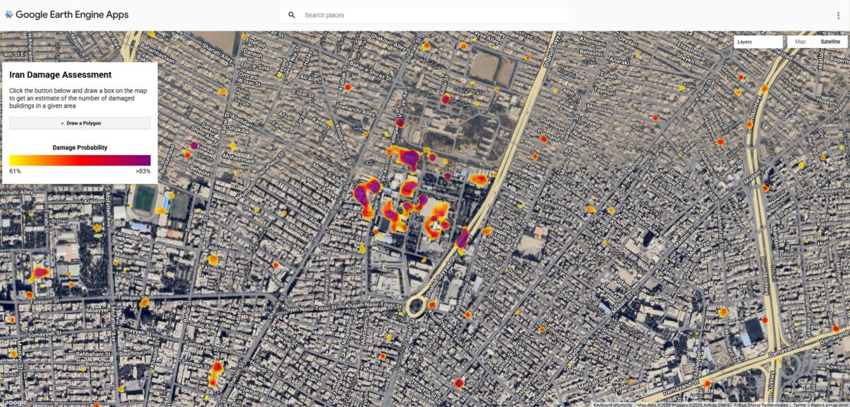 Супутник мовчить: новий інструмент покаже масштаби руйнувань в Ірані та на узбережжі Перської затоки 27