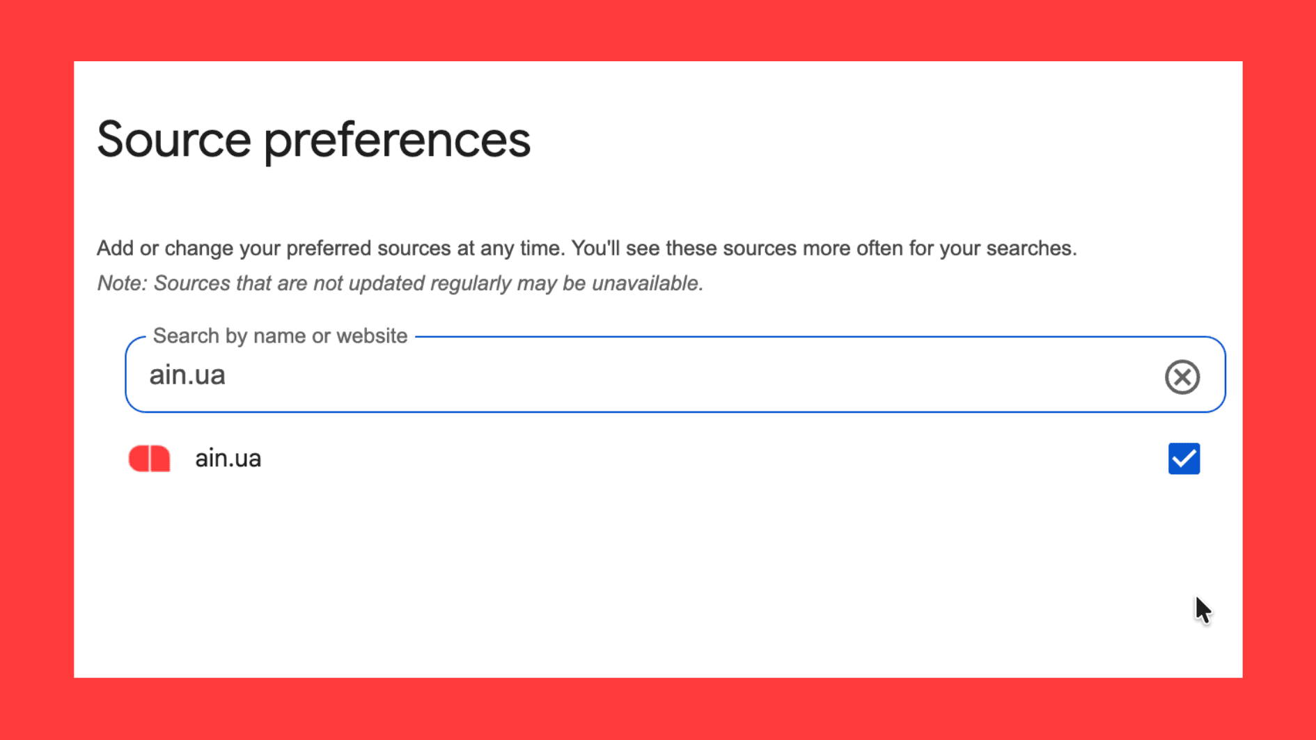 Як стати "обраним" для Google: покроковий рецепт додавання до Preferred Sources 6