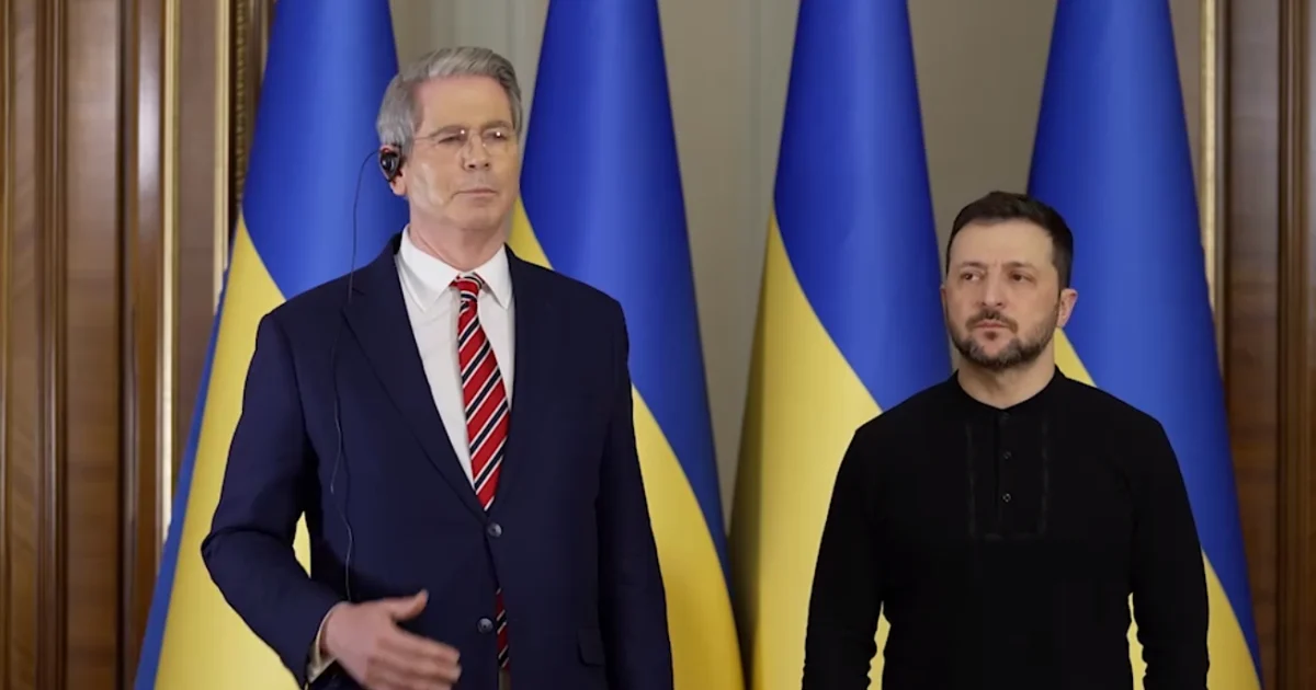 Володимир Зеленський і Скот Бессент Володимир Зеленський і Скот Бессент