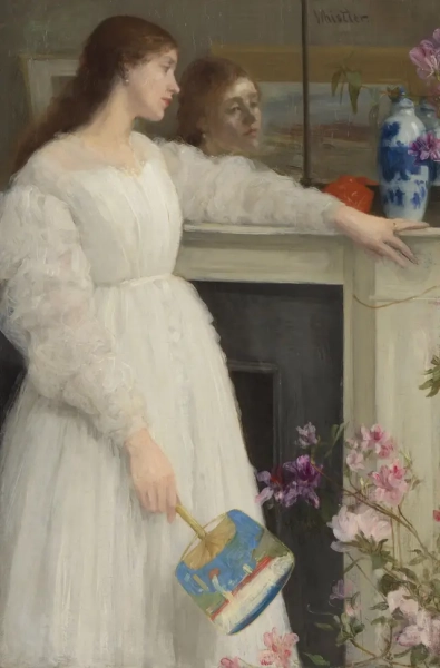 Симфонія в білому, № 2 "Маленька біла дівчинка", 1864: Неоднозначні назви Вістлера, які містили такі слова, як "симфонія", дратували мистецтвознавців вікторіанської епохи