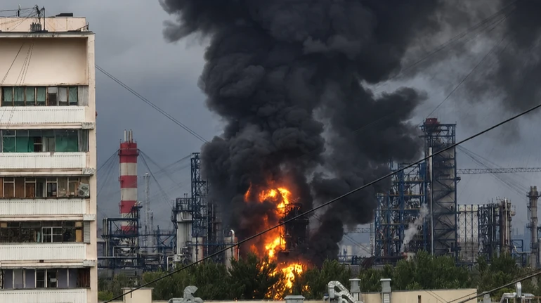 Атака безпілотників на Москву: займання на нафтопереробному заводі та дія протиповітряної оборони&hellip;