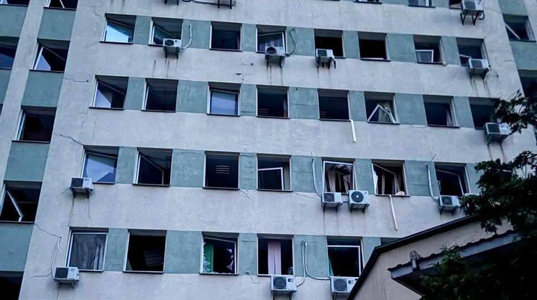 Київська податкова будівля зазнала пошкоджень внаслідок масованої атаки&hellip;