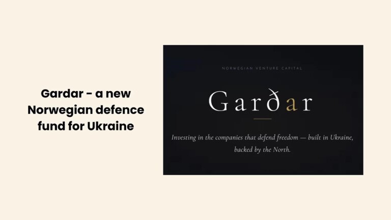 Український DefTech отримав потужний старт: фонд Gardar інвестує €80 мільйонів 15 Український DefTech отримав потужний старт: фонд Gardar інвестує €80 мільйонів 15