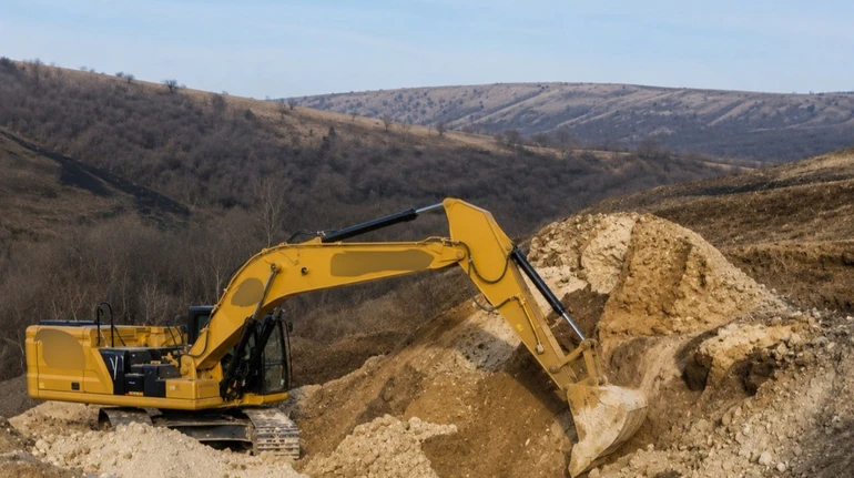 На Вінниччині виявили велике нелегальне видобування пісковику 2