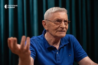 Директор Інституту соціології Національної академії наук України Євген Головаха під час інтервʼю Суспільному, Київ, 20 липня 2026 року