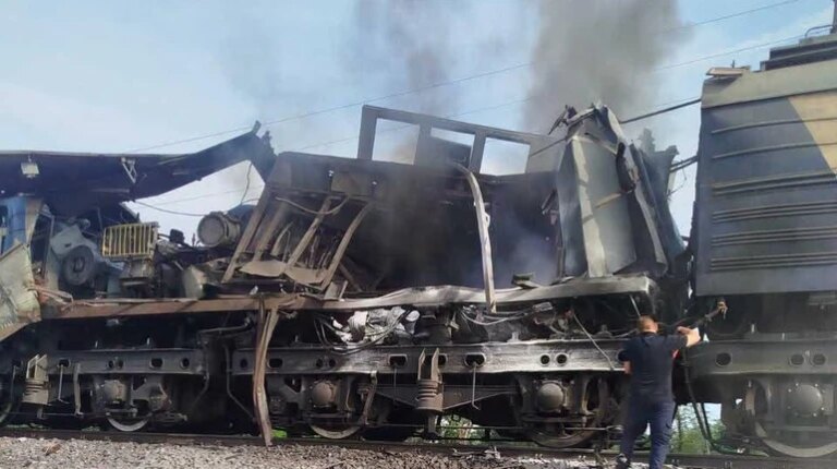 Безпілотний літальний апарат Росії здійснив атаку на залізничну інфраструктуру в Дніпропетровській області. 1