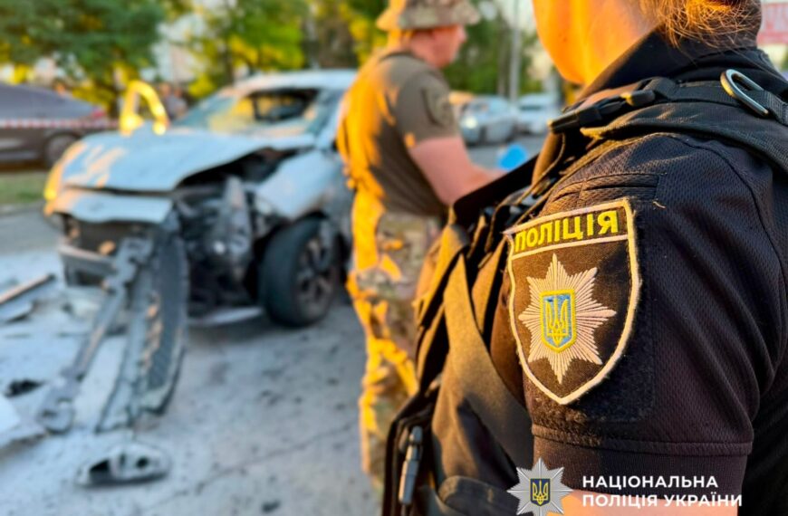 Одеський вибух: авто перетворилося на палаючий шрот на&hellip;