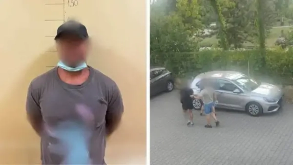Zdjęcie zatrzymanego opublikowane przez policję we Wrocławiu