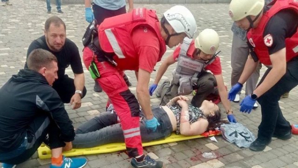 Український Червоний Хрест допомагав постраждалим від комбінованої атаки РФ на Одесу