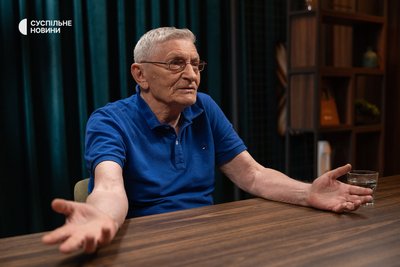 Директор Інституту соціології Національної академії наук України Євген Головаха під час інтервʼю Суспільному, Київ, 20 липня 2026 року