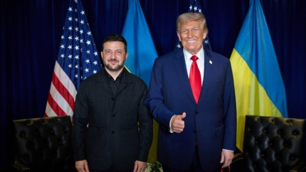 ЗМІ: Зеленський зустрічається з Трампом