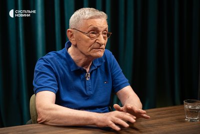 Директор Інституту соціології Національної академії наук України Євген Головаха під час інтервʼю Суспільному, Київ, 20 липня 2026 року