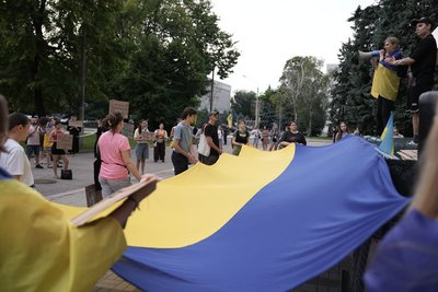 У Києві та регіонах сьомий день тривають протести проти відставки Федорова з посади міністра оборони