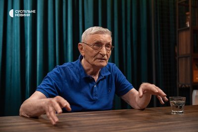 Директор Інституту соціології Національної академії наук України Євген Головаха під час інтервʼю Суспільному, Київ, 20 липня 2026 року