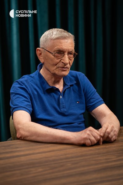 Директор Інституту соціології Національної академії наук України Євген Головаха під час інтервʼю Суспільному, Київ, 20 липня 2026 року