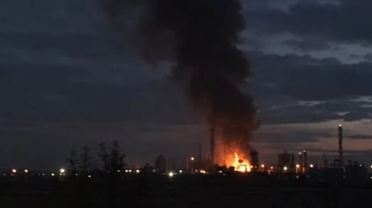 Російські БПЛА вразили газовидобувне підприємство Нафтогазу у Полтавській області. 13 Російські БПЛА вразили газовидобувне підприємство Нафтогазу у Полтавській області. 13