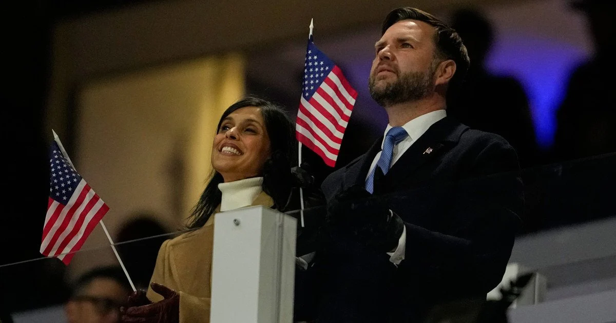 Віцепрезидент США Джей Ді та його дружина Уша Венс Віцепрезидент США Джей Ді та його дружина Уша Венс