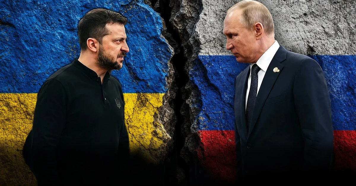 Володимир Зеленський і Володимир Путін