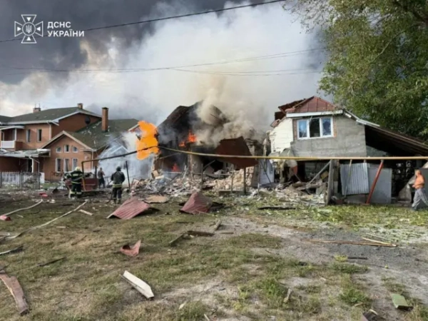 знищений приватний будинок