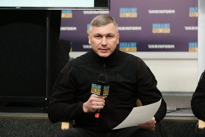 Очільник Державного бюро розслідувань Олексій Сухачов під час пресконференції у Києві, 22 січня 2024 року