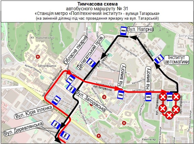 Зміни в автобусних маршрутах на вихідних: заплануйте подорожі завчасно 13