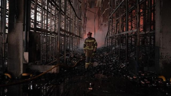 У Києві загасили всі загоряння, спричинені ворожим обстрілом.