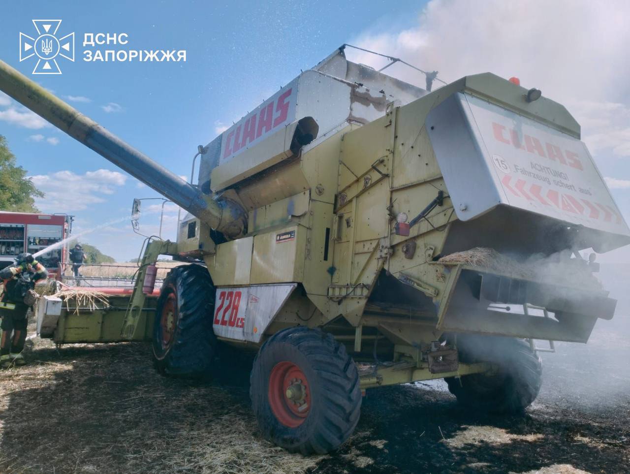 Збитки російським комбайном під час жнив: один загиблий, один поранений 6