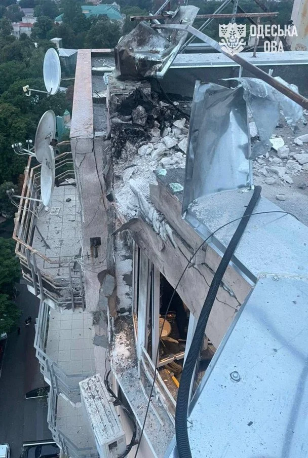 Атака на Одесу 27 серпня. / © Одеська ОВА