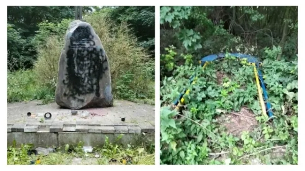 Український пам’ятник в Польщі зазнав наруги, посольство України висловило різку реакцію.