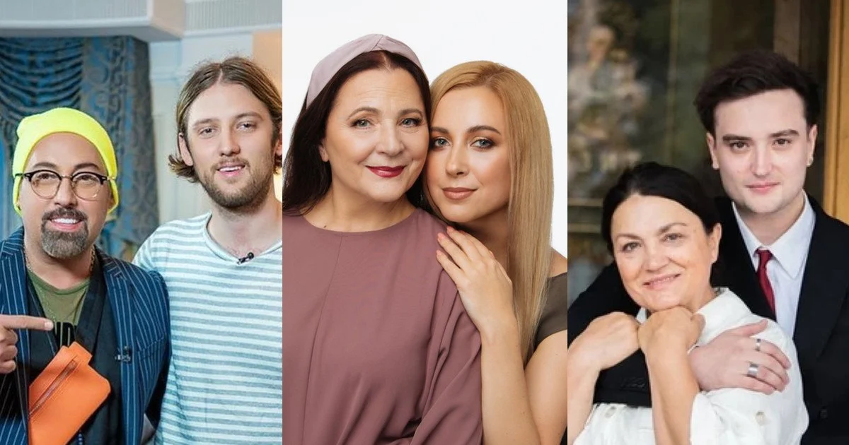 Дмитро та Пилип Коляденко, Тоня та Ніна Матвієнко, Наталія Сумська та Вʼячеслав Хостікоєв