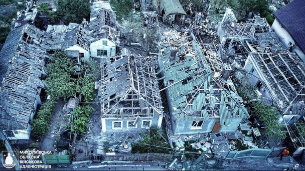 Атака на Миколаїв 4 серпня. / © Миколаївська обласна військова адміністрація