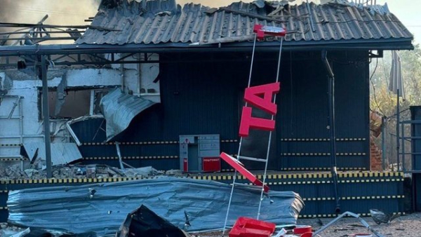 “Нова пошта” у Прилуках зазнала удару по вантажному терміналу