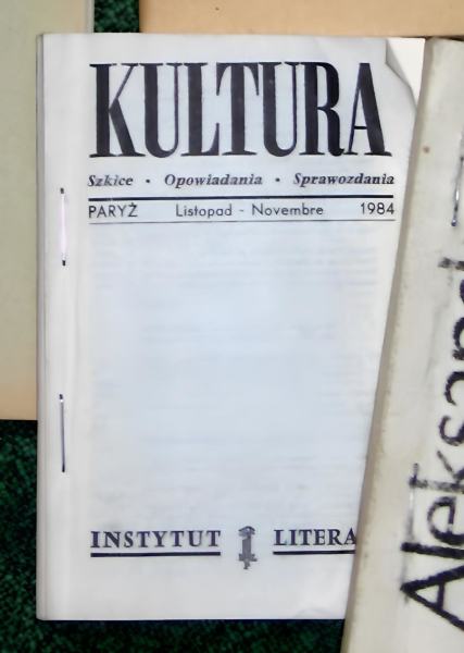 Примірник часопису «Культура», головним редактором якого був Ґедройць. 1984. Фото: Wikipedia