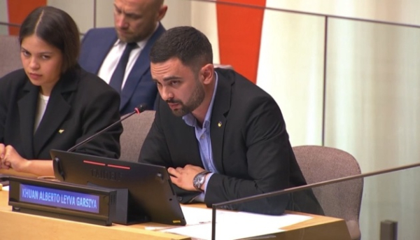 Український морський піхотинець Лейва Гарсія повідав на Раді Безпеки ООН про нелюдське поводження у російському полоні. 8 Український морський піхотинець Лейва Гарсія повідав на Раді Безпеки ООН про нелюдське поводження у російському полоні. 8