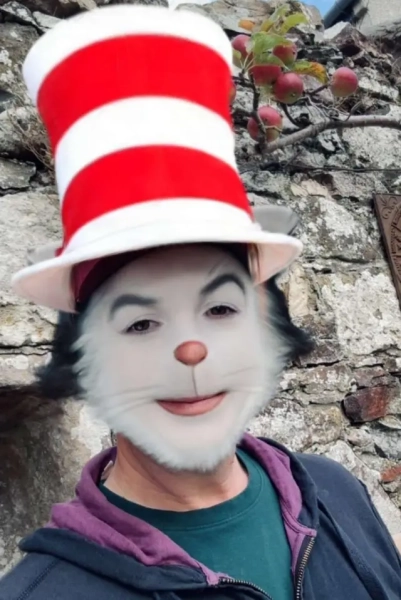 Фільтр Snapchat "Кіт у капелюсі"