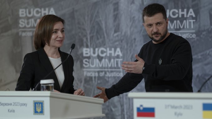 Санду нагородила Зеленського вищою молдавською відзнакою 2