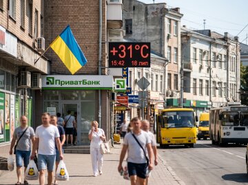 спека термометр сонце українське місто літо