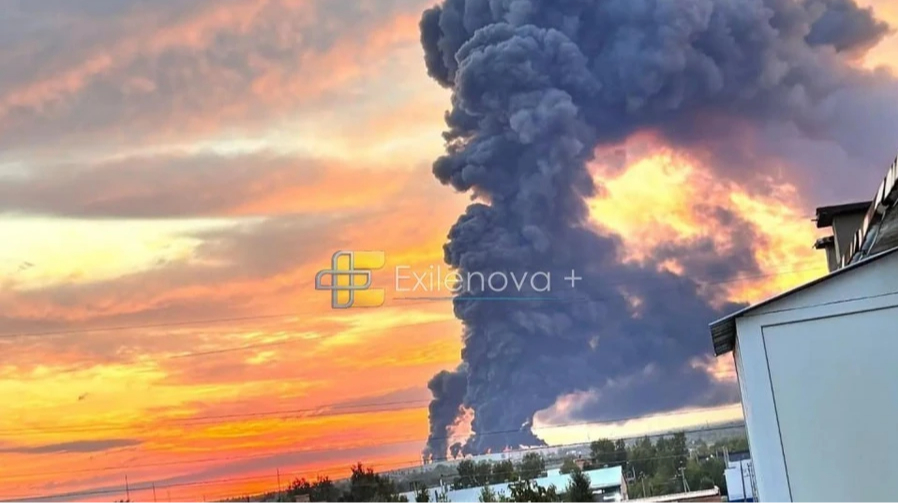 Сили оборони вперше вразили логістичний вузол Ozon у Росії: триває масштабна пожежа 2