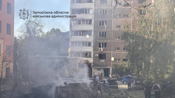 11 осіб травмовано внаслідок атаки на Запоріжжя